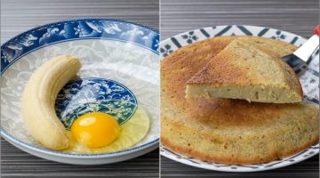 اهرسي موزة مع بيضة واحدة واعملي أحلى وألذ وجبة فطور سهلة وسريعة