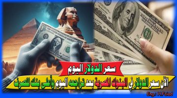 “الدولار يتراجع في البنوك” الآن سعر الدولار اليوم في البنوك المصرية بعد تراجعه وأعلى بنك للصرف