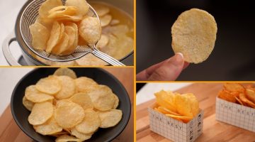 “بالطعم المفضل” طريقة تحضير البطاطس الشيبسي في البيت هيطلع أحلى من الجاهز